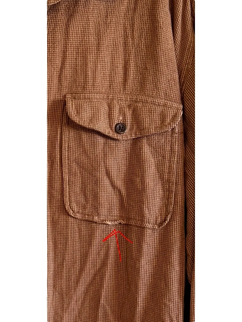 Vintage Y2K Orvis Charles F Orvis XL Field Shirt Suede Elbow Patch Cotton Brown